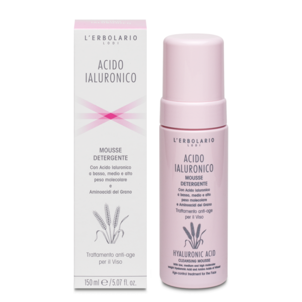 Mousse Detergente Acido Ialuronico