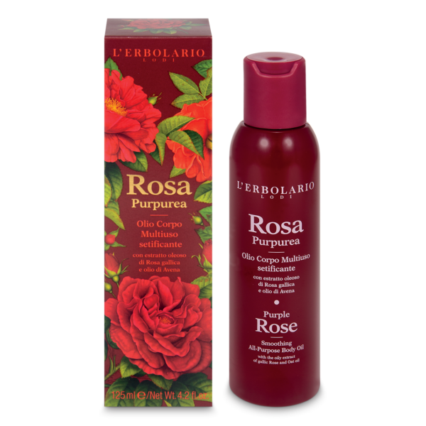 Olio Corpo Multiuso Setificante Rosa Purpurea