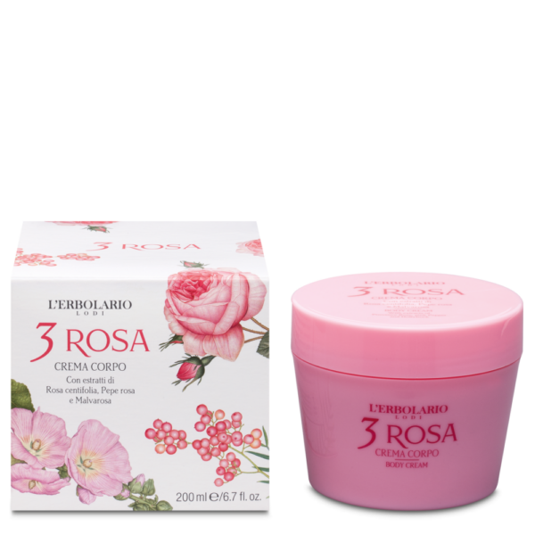 3 Rosa Crema Corpo