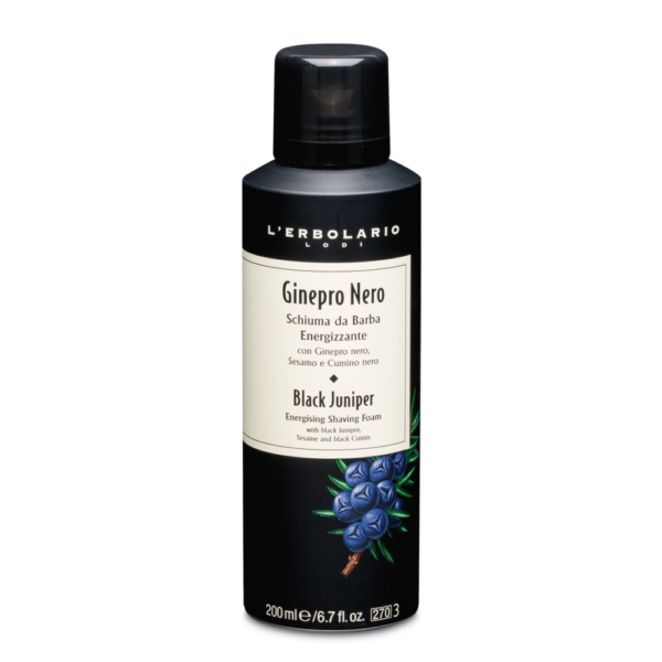 Schiuma da Barba Energizzante Ginepro Nero