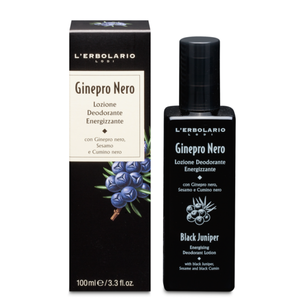 Lozione Deodorante Energizzante Ginepro Nero