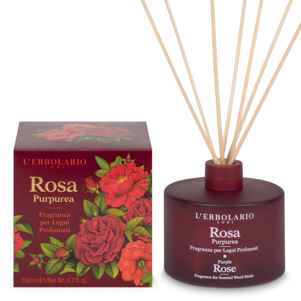 Fragranza per Legni Profumati Rosa Purpurea