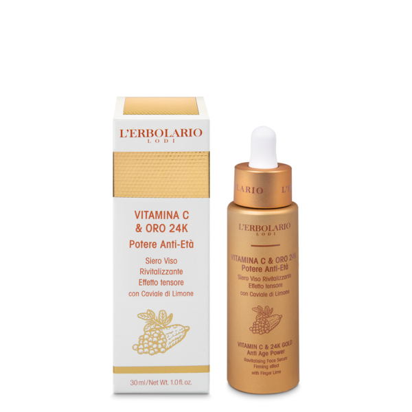 Siero Viso Vitamina C & Oro 24K