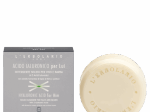 Detergente Solido Viso e Barba Acido Ialuronico per Lui