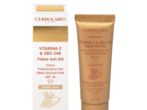 Crema Perfezionatrice Viso tonalità chiara Vitamina C & Oro 24K
