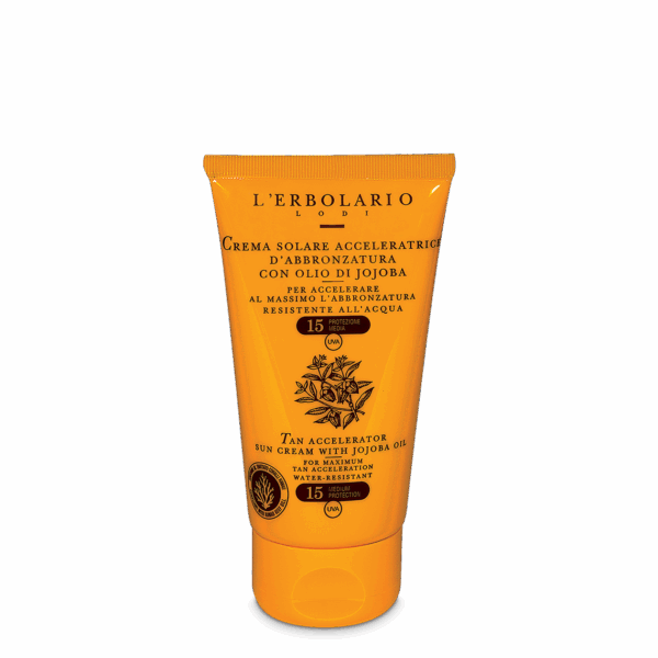 Crema Solare Corpo Acceleratrice d'Abbronzatura 15 SPF / 75 ml.