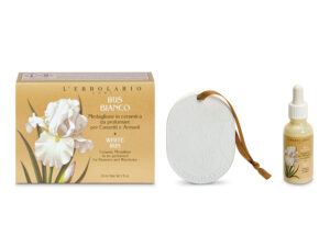 Medaglione per Cassetti e Armadi Iris Bianco